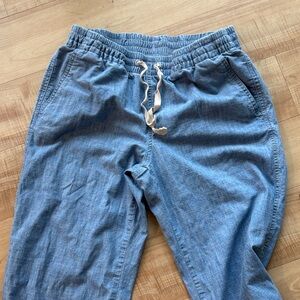 L.L. Bean Blue Wide Leg Pants